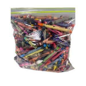 Bulk Assorted Broken Crayons 4 Pounds Mixed Colors Arts, Crafts Supplies, Meltin